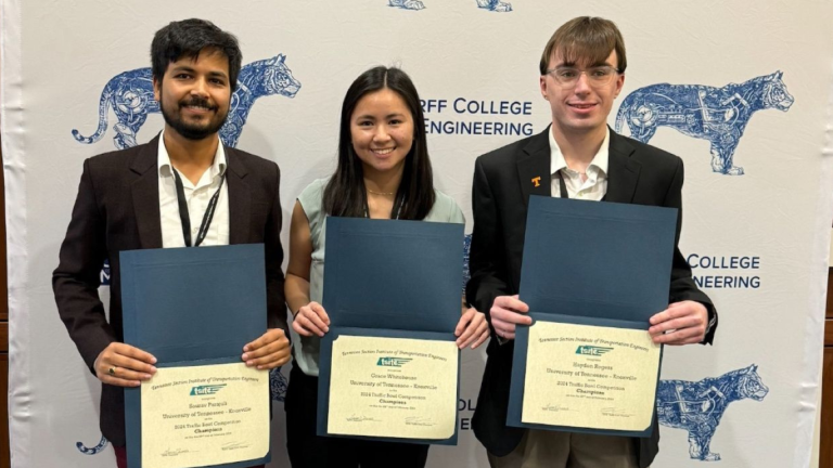 UTK student engineers win “traffic bowl” competition