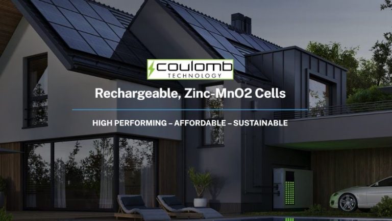 Coulomb Technology developing battery cells to transform the energy storage, backup power, and e-mobility sectors